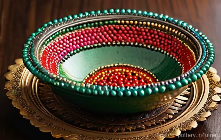 도자기 표면 장식 기법 - **Prompt for Engraving (नक्काशी):**
    "A close-up shot of gentle hands, belonging to an adult, car...