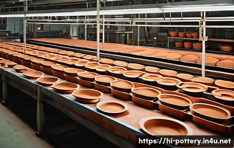 수제 도자기와 기계 생산 비교 관련 이미지 1